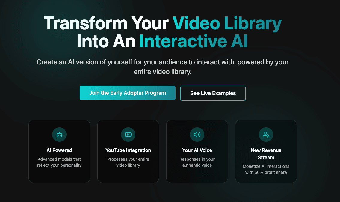 Bot-Me.ai platform — Transform Your Video Library Into An Interactive AI